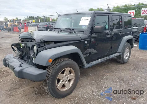2014 Jeep Wrangler Unlimited Sport from USA, damaged, VIN 1C4HJWDG9EL268853